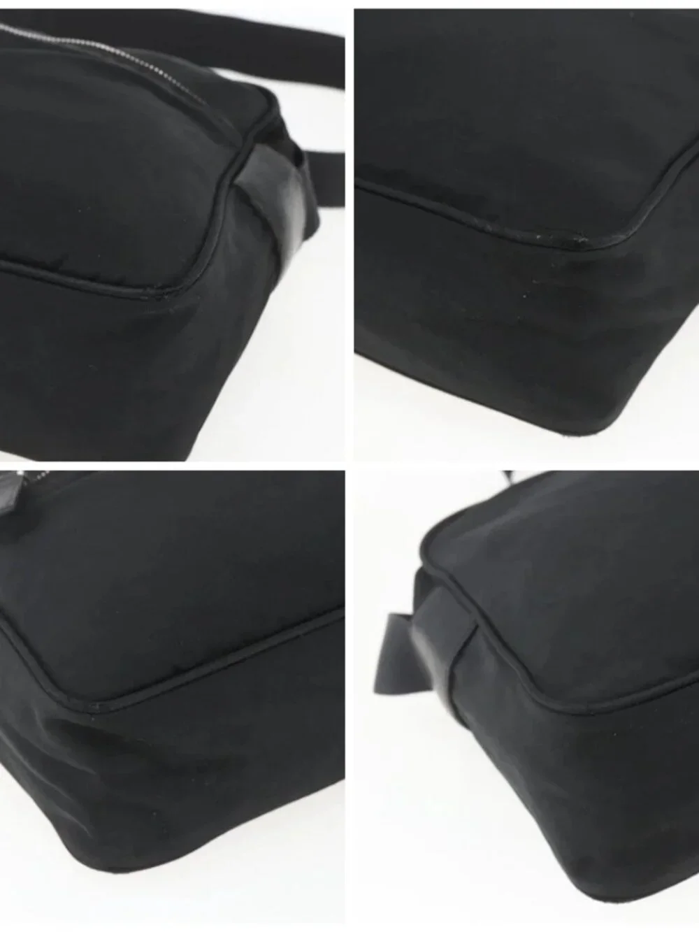 PRADA Shoulder Bag Nylon Black Silver Auth 165034 - Picture 16 of 16
